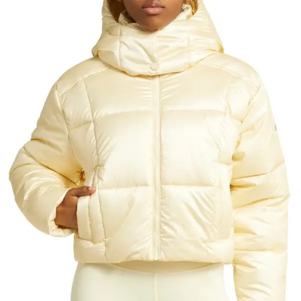Women's Cream Puffer Jacket